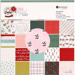Products: Oh Joyful Day 6×6″ Designer Paper Pad 40 sheet