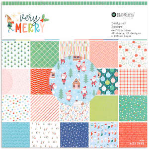 Products: Very Merry 6×6″ Designer Paper Pad 40 sheet