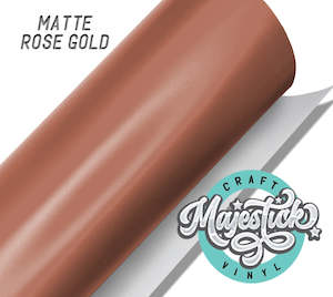 Majestick Vinyl: Chrome - Matte Rose Gold