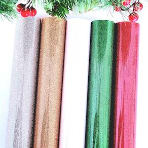 Christmas: Siser Glitter Christmas Craft Pack Iron On Vinyl