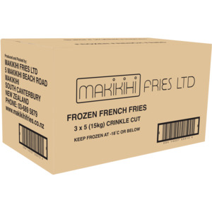 Makikihi Fries - 13mm Crinkle Cut Fries