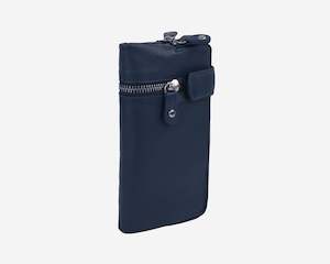 Avenue Zelia ‘ZED’ Leather Large Wallet Navy