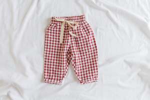 Pants - Rhubarb Gingham