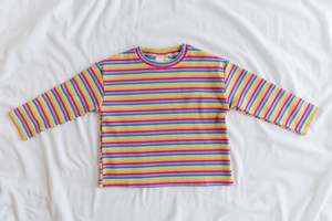 Ribbed Rainbow Long Sleeve
