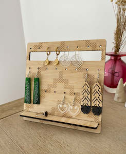 Products: Small Earring Stand - Tukutuku