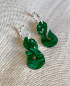 Earrings: Manaia Huggie