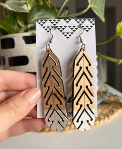 Earrings: Huia White
