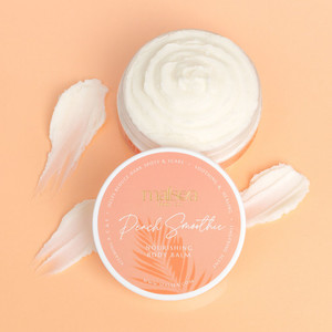 Peach Smoothie Vegan Nourishing Body Balm Malsea Body Co