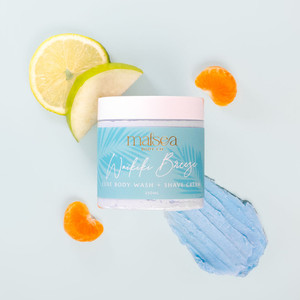 Waikiki Breeze Vegan Body Wash+ Shave Cream Malsea Body Co