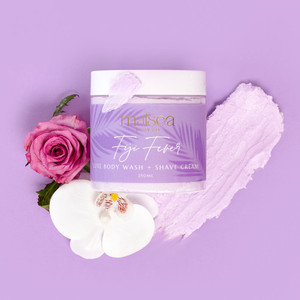 Products: Fiji Fever Luxe Vegan Body Wash+ Shave Cream Malsea Body Co