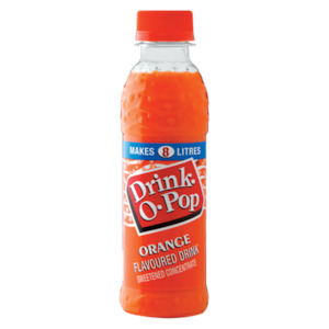 Drink O Pop – Concentrated Cordial – Orange 200ml – Mama Africa