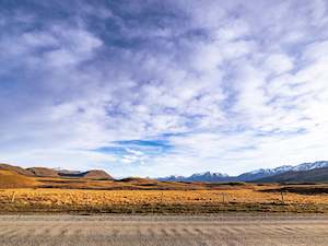New Zealand Landscapes: Canterbury Landscape 01 Art Paper Poster