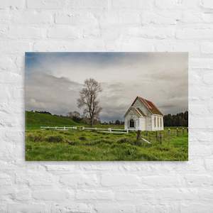 New Zealand Abstracts: Parirau Zion Church Canvas Print