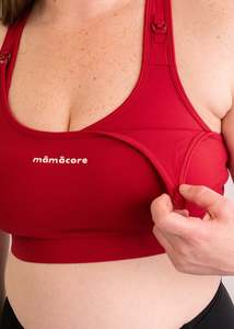 Frontpage: The Core Bra - High Support + Max Coverage - Savvy Red