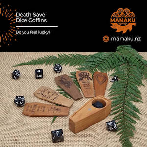 Nerdcore: Death Save Dice Coffin | Campaign Set