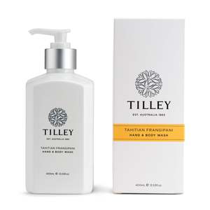 Bath Body Home Fragrance: Tilley | Hand & Body Wash | Tahitian Frangipani