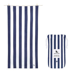 Interiors: Dock & Bay | Beach Towel | 100% Recycle | Whitsunday Blue
