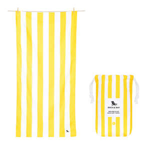 Interiors: Dock & Bay | Beach Towel | 100% Recycle | Boracay Yellow XL