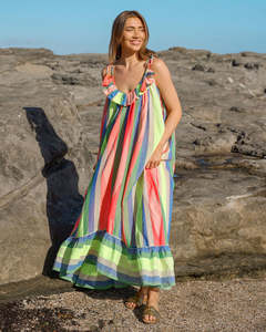 Stella + Gemma | St Barts Maxi Dress I Multi
