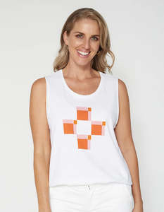 Sale: Stella + Gemma | Tank | White Apricot