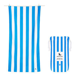 Dock & Bay | Beach Towel | 100% Recycle | Bondi Blue