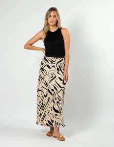 Stella Gemma Summer23: Stella + Gemma | Painterly Geo | Summer Skirt