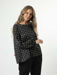 Shirts Tops: Stella + Gemma | Millie Top | Black Pearl