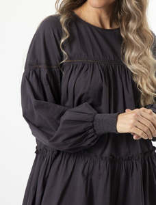 Dresses Skirts: Stella + Gemma | Maggie Dress | Blue Charcoal