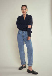 East Cardigan - Navy Melange