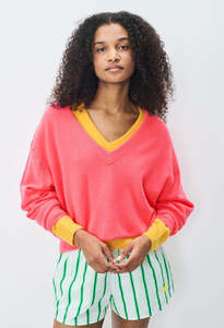 American Vintage: Raxow Jumper - Fluro Hydrangea