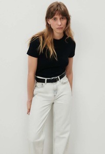 American Vintage: Sonoma Round Collar T-shirt - Black