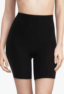 Chantelle: High Waist Mid-Thigh Short - Black
