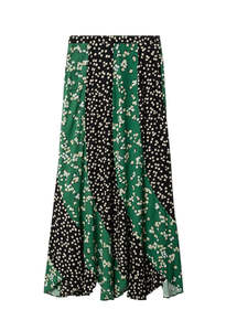 Rixo: Gracella Skirt - City Floral Mix Olive