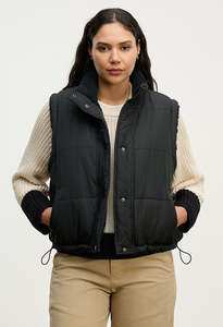 Cathy Reversible Sherpa Vest