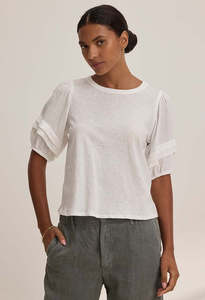 Velvet: Haden Top - White