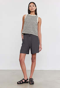 Francis Linen Short - Shadow