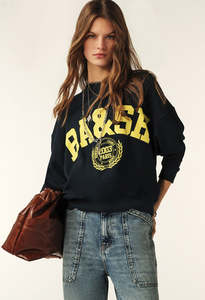 Ba Sh: Benjamin Co Sweatshirt - Marine