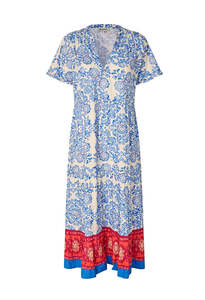 FreddyLL Midi Dress SS - Light Blue