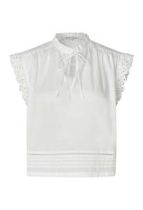 Second Female: Limona Top - White