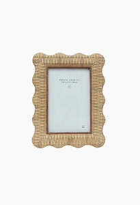 Rattan Wavy Photo Frame - 4x6