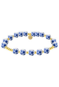 Jewellery: Lotus Bracelet - Blue