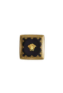 I Love Baroque Nero Square Dish - 12cm Flat