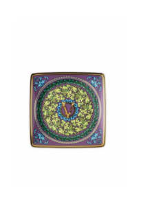 Versace Home: Barocco Mosaic Square Dish - 12cm