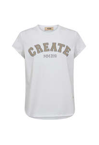Mos Mosh: Celli O-SS Tee - Savannah Tan