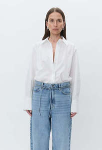 Christiane Solid Cotton - Bright White