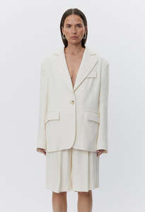 Hilare Blazer - Winter White