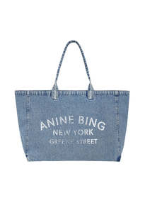 Leo Denim Tote - Shadow Blue