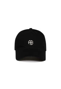 Jeremy Baseball Cap AB - Black Denim