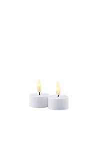 Sille Tealights 60*34 S/2 Rechargeable