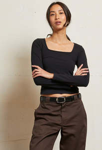 Perfectwhitetee: Maeve Jersey - True Black